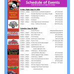 Schedule-of-events for Friday and Saturday